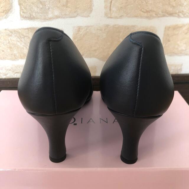 DIANA - ダイアナ ネイビーパンプス 23.5cmの通販 by ねこらぶ~'s ...