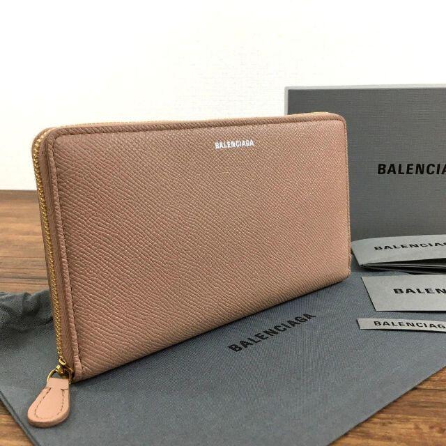 送料無料でお得にお買い物未使用品 BALENCIAGA 長財布 ロゴ バレンシアガ 1