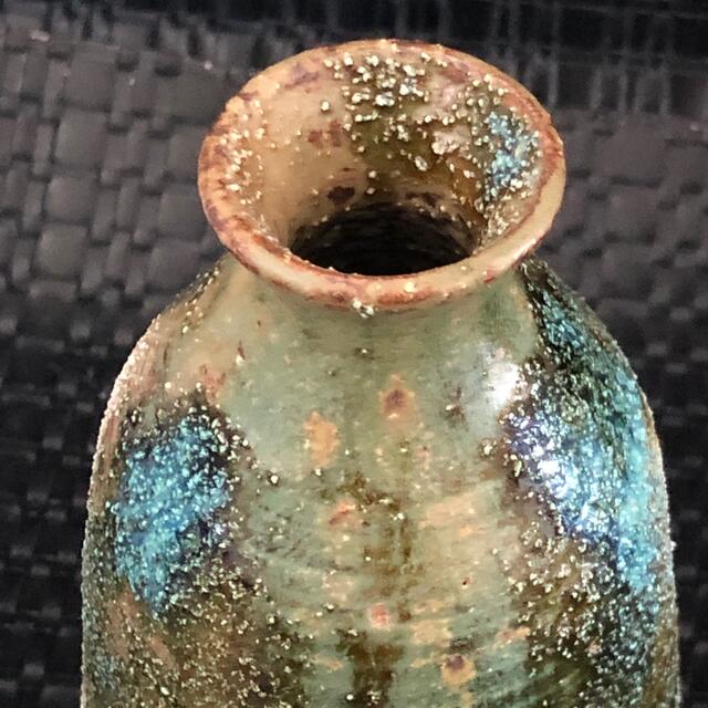 古美術◼️蔵から色鮮やかな釉薬が流れる壺が出てきました。壷、花瓶、花道具、茶道具