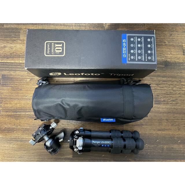 新品】LEOFOTOミニカーボン三脚 ls-223c+LH25R自由雲台セット