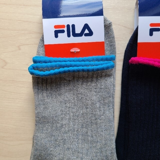 FILA(フィラ)の新品未使用送料込♪レディースソックス23~25㎝2足セット　FILAフィラ レディースのレッグウェア(ソックス)の商品写真