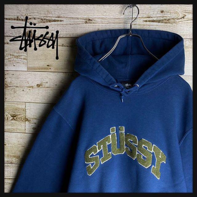【即完売品】STUSSY パイルアーチロゴ刺繍 スウェット パーカー 入手困難 | フリマアプリ ラクマ 割引売上 stussy パーカー スウェット パイルアーチロゴ 刺繍ロゴ ステューシー パーカー