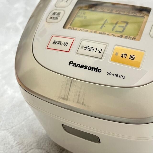 Panasonic Panasonic IHジャー炊飯器 5.5合【中古】の通販 by 投球中毒's shop｜パナソニックならラクマ