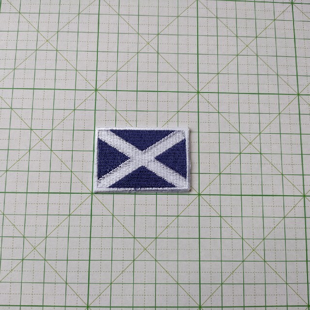 ▼ スコットランド 国旗 ワッペン 小型 イギリス ヨーロッパ ▼ スポーツ/アウトドアのサッカー/フットサル(その他)の商品写真