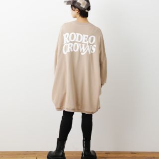 ロデオクラウンズワイドボウル(RODEO CROWNS WIDE BOWL)の新品ライトベージュ上下セット(セット/コーデ)