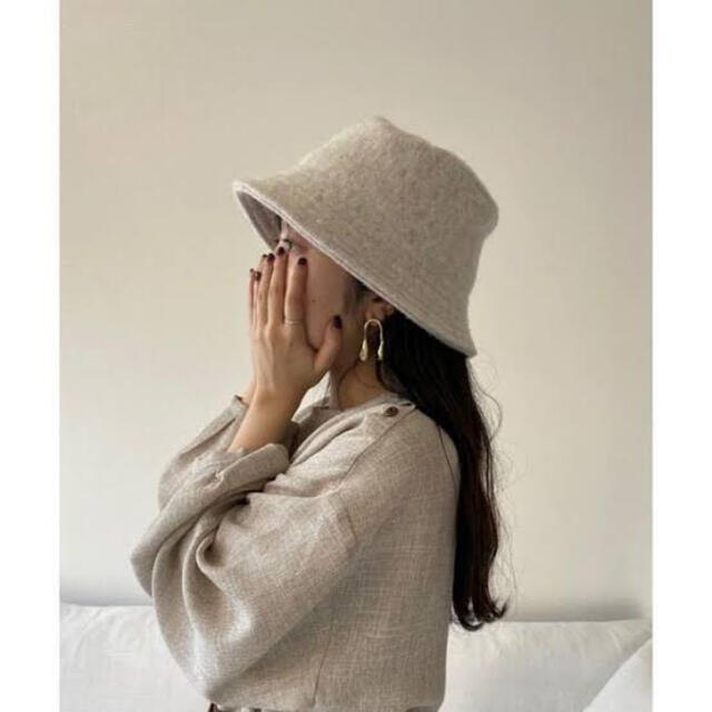 【傷・汚れ無し】lawgy バケットハット wool aw hat アイボリー