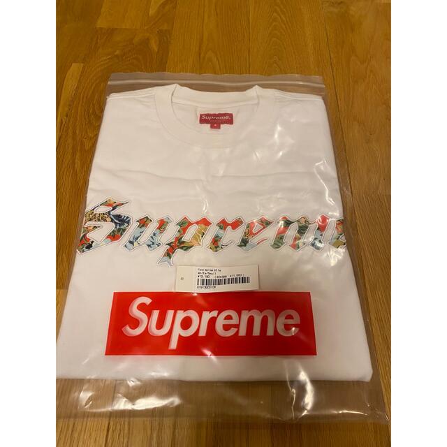 Supreme Floral Appliqué S/S Top "White"