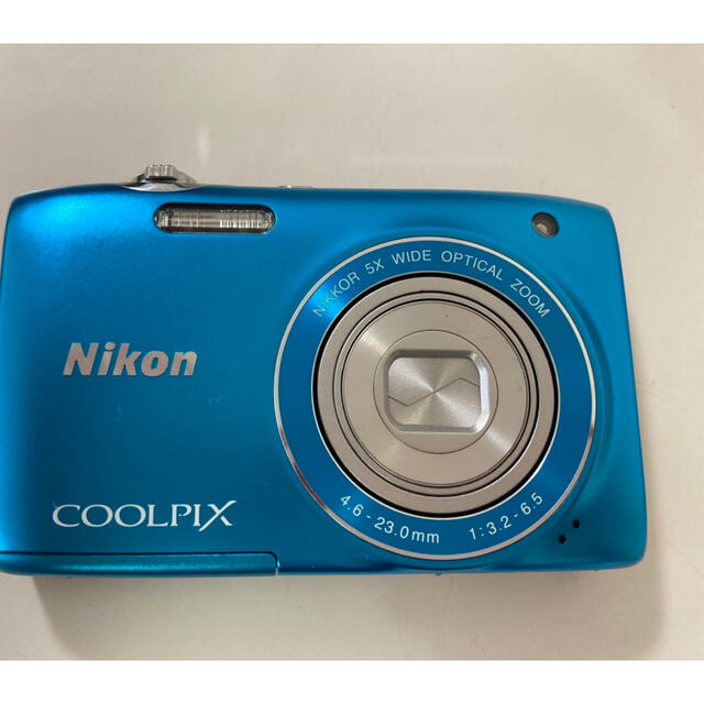 Nikon(ニコン)の専用　NikonデジタルカメラCOOLPIX S3100 カジュアルブルー  スマホ/家電/カメラのカメラ(コンパクトデジタルカメラ)の商品写真