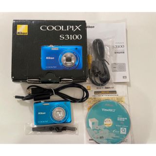 ニコン(Nikon)の専用　NikonデジタルカメラCOOLPIX S3100 カジュアルブルー (コンパクトデジタルカメラ)