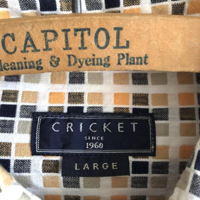 【最終値下げ】Cricket 柄シャツ チェックシャツ モザイクシャツ メンズのトップス(シャツ)の商品写真