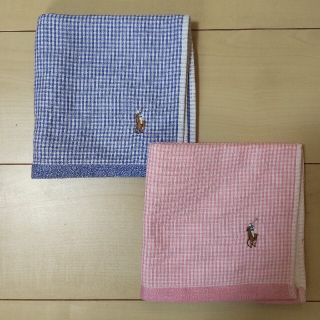 ラルフローレン(Ralph Lauren)のラルフローレン　タオル　ギンガムチェック(タオル/バス用品)