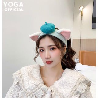 ジェラトーニ(ジェラトーニ)の日本未発売　ジェラトーニ  ヘアバンド　もこもこ　数量限定(キャラクターグッズ)