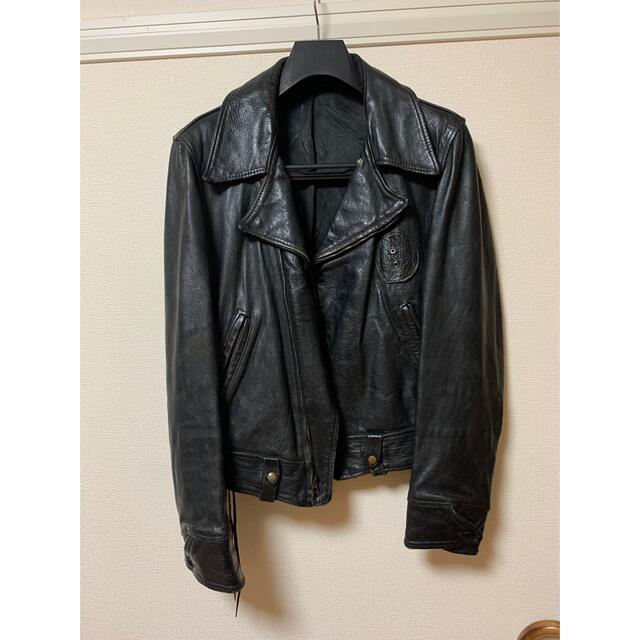 Harley Davidson(ハーレーダビッドソン)のヴィンデージ　ライダースジャケット　40s ポリスマンジャケット　古着　 メンズのジャケット/アウター(ライダースジャケット)の商品写真