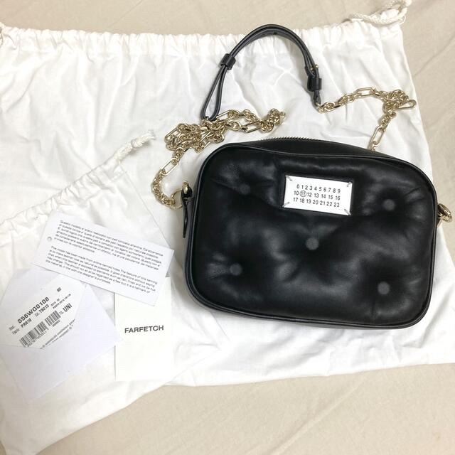 値下げ！Maison Margiela Glam Slam ショルダーバッグ 黒バッグ