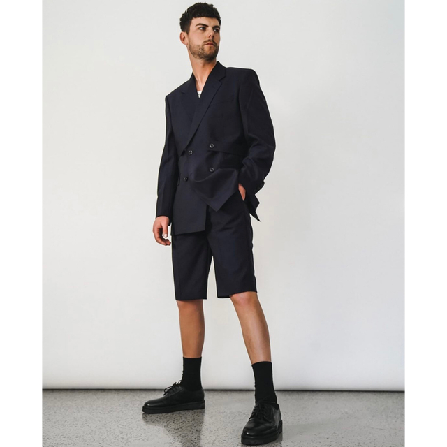 希少【50】新品未使用 TOGA×H&M ウール ダブルジャケット 即完売