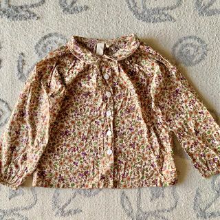 キャラメルベビー&チャイルド(Caramel baby&child )のlittle cotton clothes 花柄ブラウス(ブラウス)