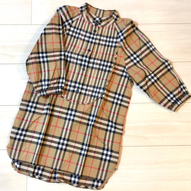 BURBERRY(バーバリー)のBURBERRY CHILDREN バーバリー 長袖 ワンピース ６Y 120㎝ キッズ/ベビー/マタニティのキッズ服女の子用(90cm~)(ワンピース)の商品写真