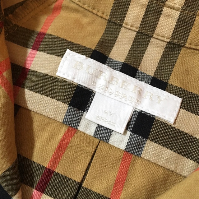 BURBERRY(バーバリー)のBURBERRY CHILDREN バーバリー 長袖 ワンピース ６Y 120㎝ キッズ/ベビー/マタニティのキッズ服女の子用(90cm~)(ワンピース)の商品写真