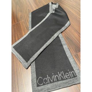 カルバンクライン(Calvin Klein)の未使用品　カルバンクライン　マフラー　リバーシブル　メンズ(マフラー)