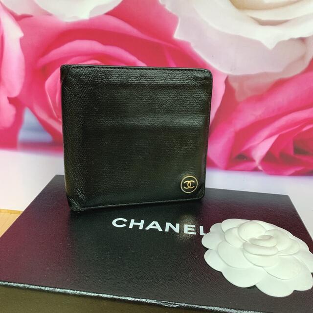 CHANEL(シャネル)のCHANEL シャネル ココマーク 二つ折り 財布 メンズのファッション小物(折り財布)の商品写真