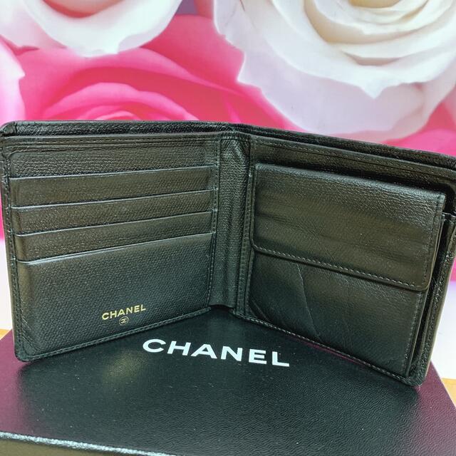 CHANEL(シャネル)のCHANEL シャネル ココマーク 二つ折り 財布 メンズのファッション小物(折り財布)の商品写真