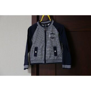 ドルチェアンドガッバーナ(DOLCE&GABBANA)のDolce & Gabbana Junior■ジップトレーナー★紺★美品♪90(ジャケット/上着)