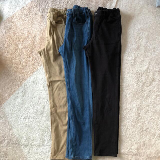 UNIQLO(ユニクロ)のima様専用☆UNIQLOヒートテックデニム 2本セット☆160 キッズ/ベビー/マタニティのキッズ服男の子用(90cm~)(パンツ/スパッツ)の商品写真