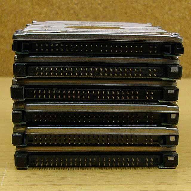 ノートPC用　2.5inchHDD ATAPI接続 6個セット スマホ/家電/カメラのPC/タブレット(PCパーツ)の商品写真