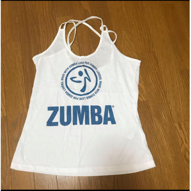 Zumba(ズンバ)のZUMBAタンクトップ　正規品Sお値下げ スポーツ/アウトドアのトレーニング/エクササイズ(トレーニング用品)の商品写真
