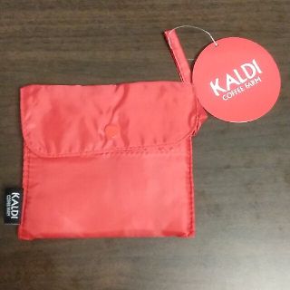 カルディ(KALDI)のkarin様専用　カルディ　エコバッグ　レッド(エコバッグ)