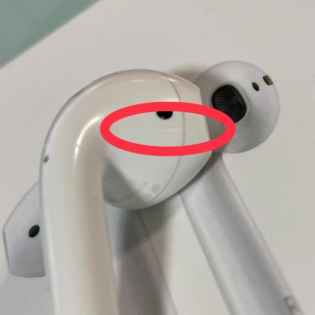 Apple(アップル)の【ジャンク】Apple AirPods 第一世代 正規品 スマホ/家電/カメラのオーディオ機器(ヘッドフォン/イヤフォン)の商品写真