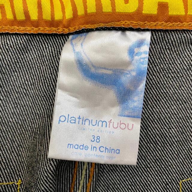 定番から人気の限定 プラティナム フブ W50 デニム 刺繍ロゴ Fubu Platinum デニム/ジーンズ