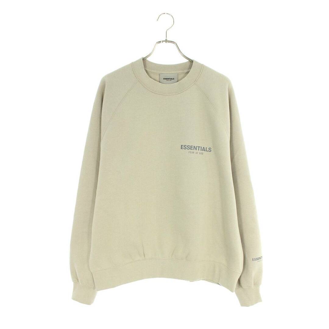 フォグ ESSENTIALS PULL OVER CREWNECK TAN フロントロゴクルーネックスウェット メンズ M