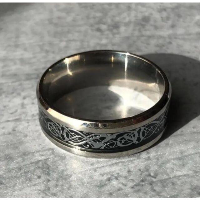 【MR:012】指輪　メンズ　レディース　リング ブラックＡ メンズのアクセサリー(リング(指輪))の商品写真
