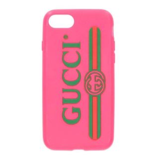 グッチ(Gucci)のグッチ iphone8 GGロゴラバーiphoneケース(iPhoneケース)