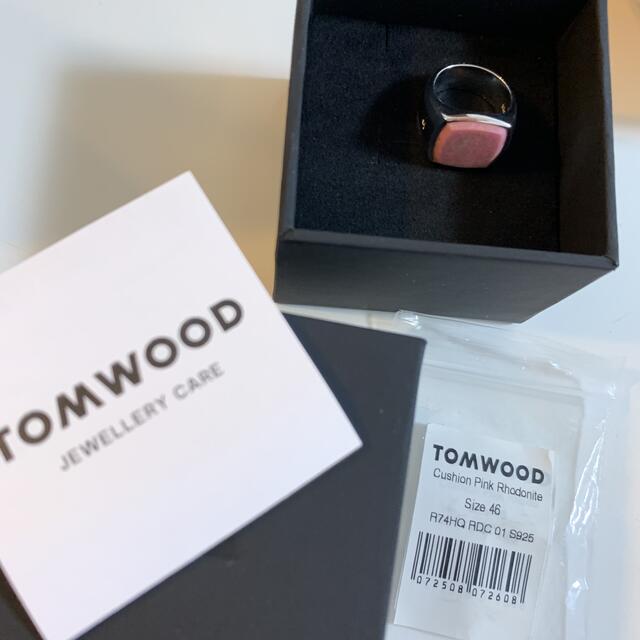 TOMWOOD Cushion Pink Rhodonite リング トムウッド