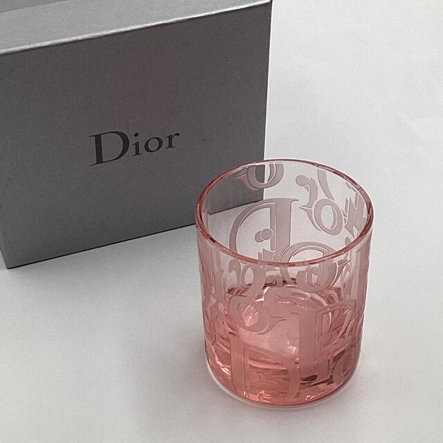 未使用　Dior ディオール  タンブラー／グラス　ピンクディオール