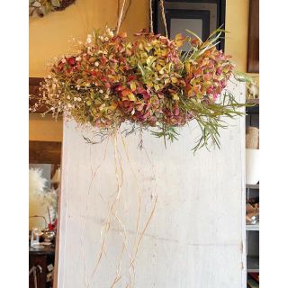 〜Antique wreath〜アンティークあじさいのグラデーションリース(リース)