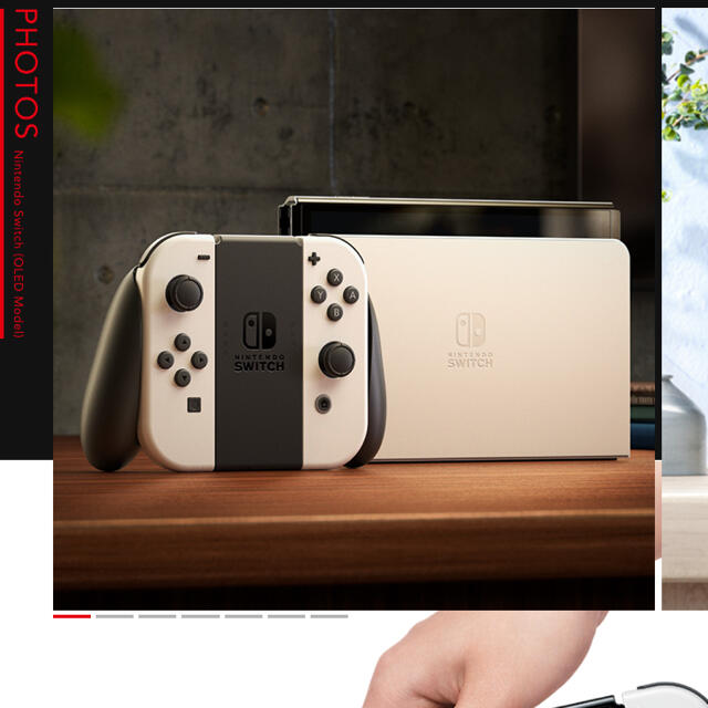 Nintendo Switch ネオンレッド　ホワイト（有機ELモデル） 3