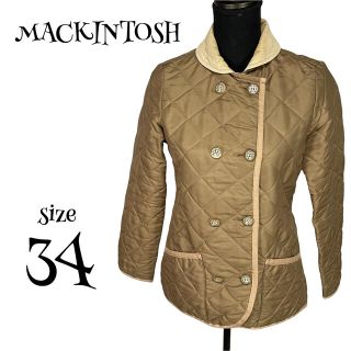 マッキントッシュ(MACKINTOSH)の【マッキントッシュ】（34）丸襟 ダブル キルティング ジャケットミドル丈(その他)