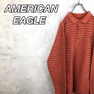 アメリカンイーグル(American Eagle)の希少 90s アメリカンイーグル ポロシャツ 刺繍 ビッグシルエット XL 美品(ポロシャツ)