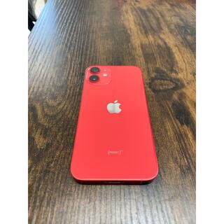 アイフォーン(iPhone)のiPhone12mini 赤　128GB(スマートフォン本体)