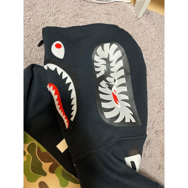 A BATHING APE - 希少サイズ bape puma シャークパーカー bts v A BATHING APE - 希少サイズ bape puma シャークパーカー bts v