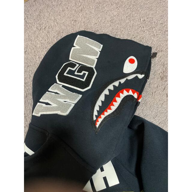 A BATHING APE - 希少サイズ bape puma シャークパーカー bts v A BATHING APE - 希少サイズ bape puma シャークパーカー bts v