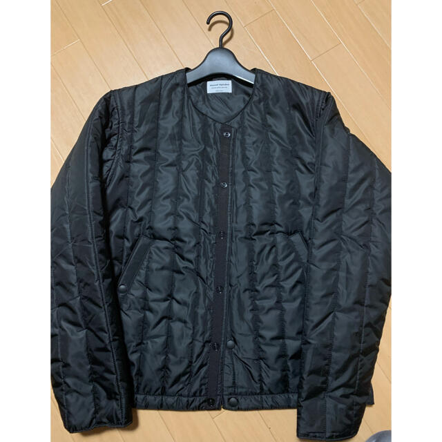 MANUAL ALPHABET 　ノーカラーキルティングジャケット メンズのジャケット/アウター(ノーカラージャケット)の商品写真