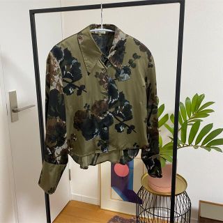 ドリスヴァンノッテン(DRIES VAN NOTEN)のDRIES VAN NOTEN サテンシャツ トップス(シャツ/ブラウス(長袖/七分))