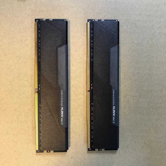 DDR4 8GB x2枚組　合計16GB KLEVV DDR4-3200