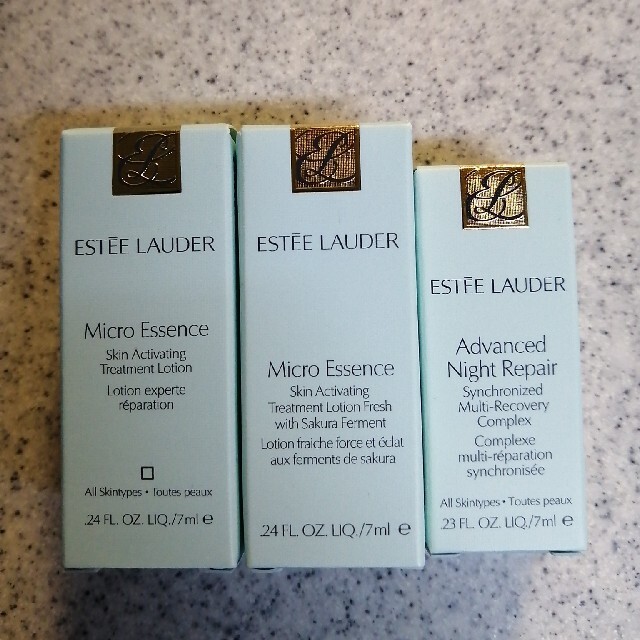 Estee Lauder(エスティローダー)のエスティーローダー 未使用 マイクロエッセンスローション7ml コスメ/美容のスキンケア/基礎化粧品(化粧水/ローション)の商品写真