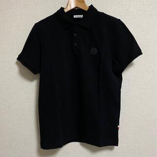 モンクレール 半袖ポロシャツ 黒 Sサイズ 【新品未使用】