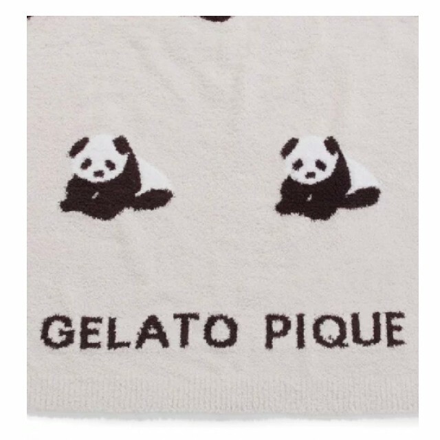 gelato pique(ジェラートピケ)の【限定カラー！新品】ジェラートピケ　パンダ　マルチカバー　ブランケット キッズ/ベビー/マタニティのこども用ファッション小物(おくるみ/ブランケット)の商品写真